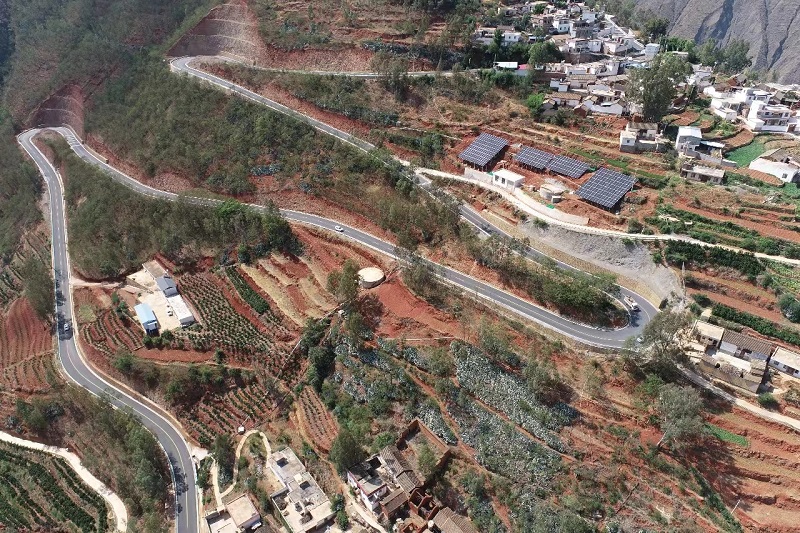 东川拖布卡中型灌区光伏泵站